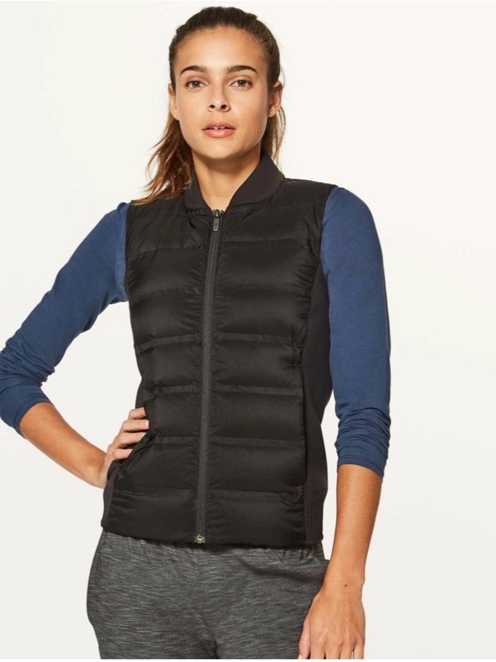Lululemon Down & Around Vest Black size 6